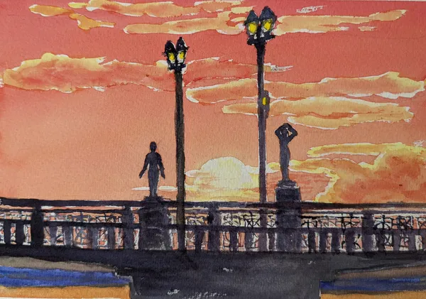 幣舞橋の夕陽 - kiyohiro Hasegawa