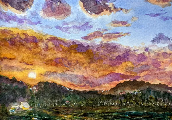 雨上がりの夕陽 - kiyohiro Hasegawa