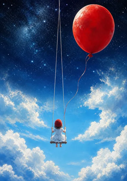 Celestial Swing | 星降る空のブランコ - 花mizuki