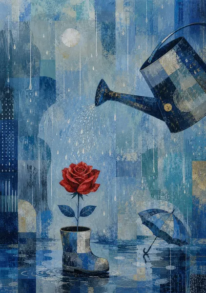 Rainy Bloom | 雨に咲く薔薇 - 花mizuki