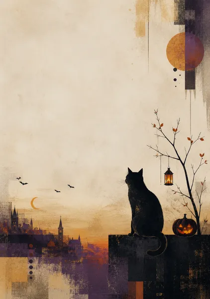 黄昏の黒猫 — Halloween Twilight - 花mizuki
