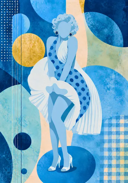 Blue Polka Dot 〜 青に染まる水玉 - 花mizuki