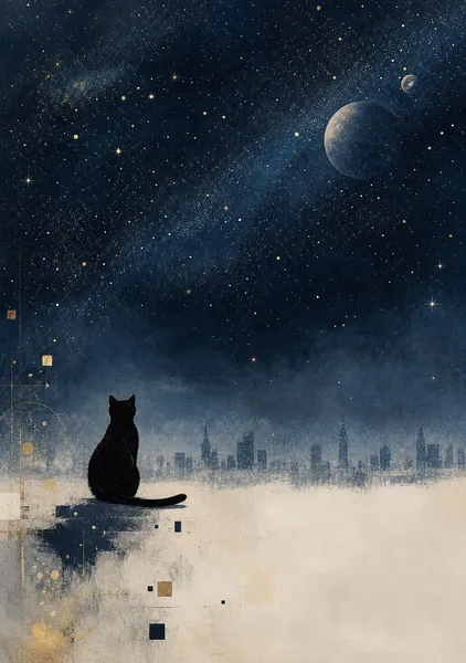Between the Stars and the Cat - 花mizuki