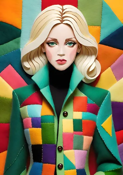 Felt Art Girl #3 - Idobon