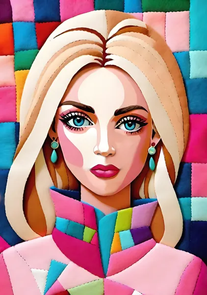 Felt Art Girl #4 - Idobon