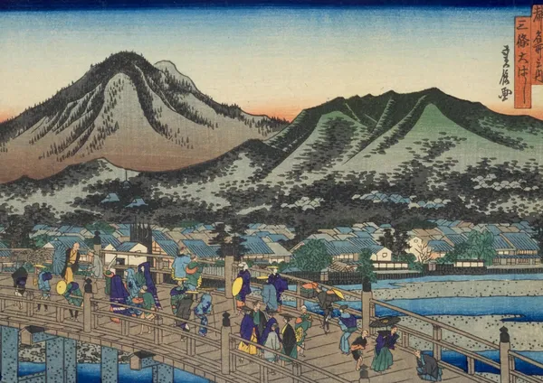 Japanese Wall Art Print - Sanjo Ohashi - VIEWFIND