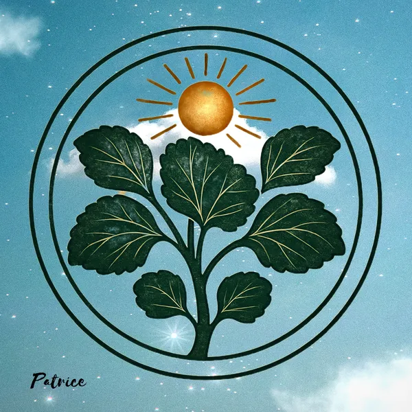Hollyhock a Badge of Authority {Version Six} - Patrick John Bennett {pseudonym Patrice}