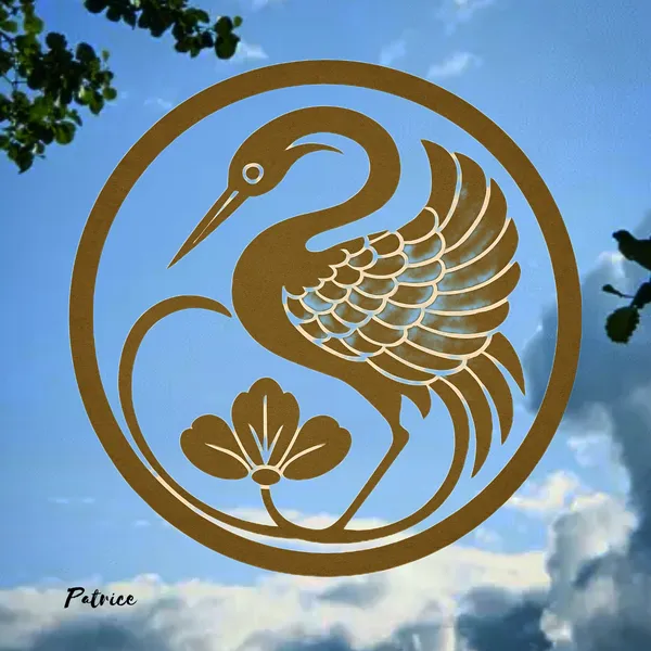 The Crane a Messenger {Version Two} - Patrick John Bennett {pseudonym Patrice}