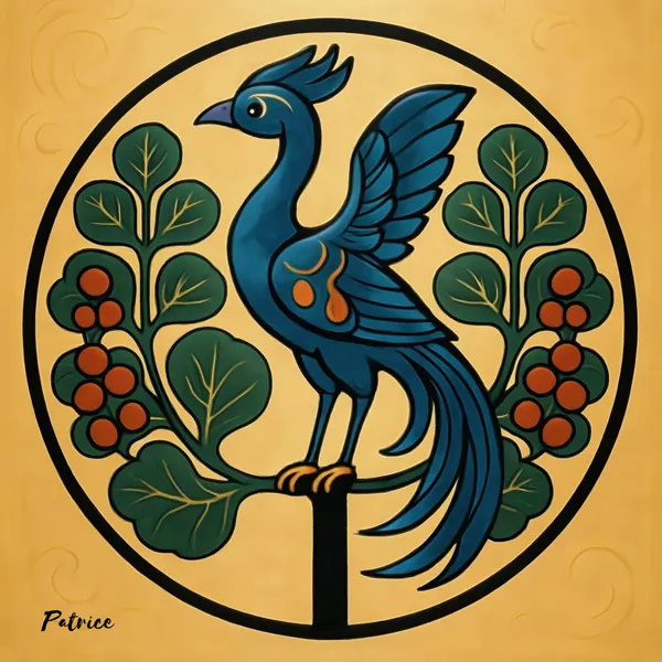 The Paulownia (kiri-mon) {Version One} - Patrick John Bennett {pseudonym Patrice}