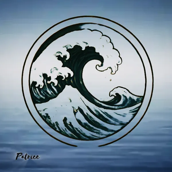 The Wave (Nami-mon) {Version One} - Patrick John Bennett {pseudonym Patrice}