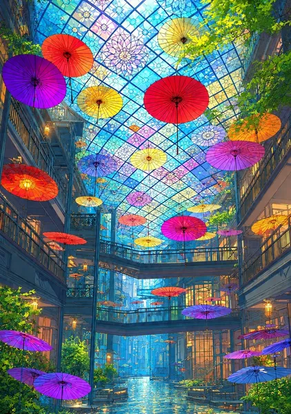 虹傘の水都 - SHU ARTWORKS