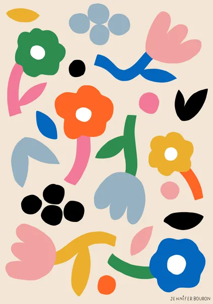 Dancing flowers - Jennifer Bouron