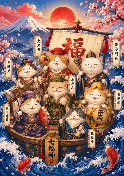Lucky Cats of the Seven Gods - Guts