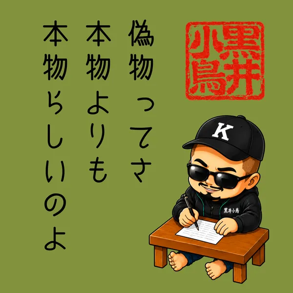 黒井小鳥の言葉から　　にせもの　（From the Words of Kuroi Kotori – Fake） - 上也K