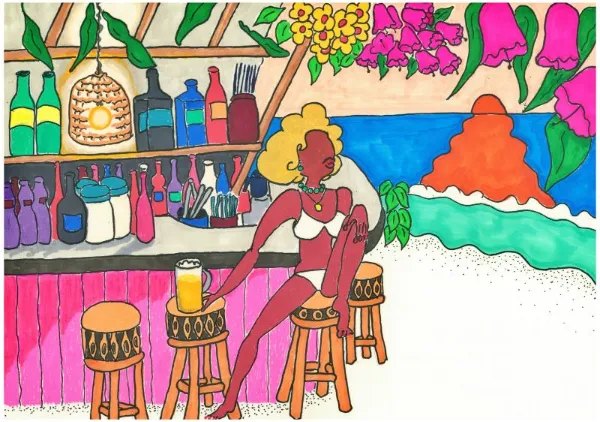 Tropical Beach Bar - pecorino