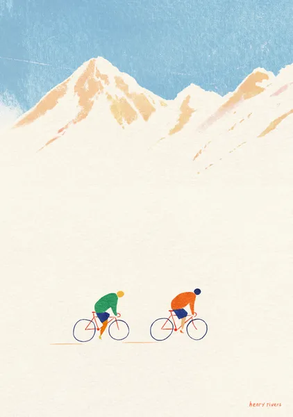 Cycling in the Mountains - Henry Rivers