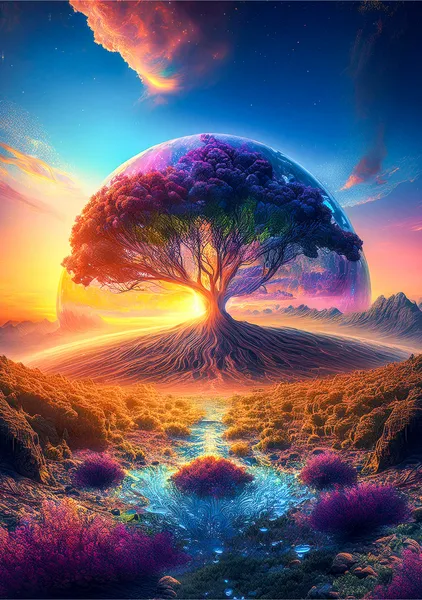 A Fantastical World of Light and the Universe - pierre