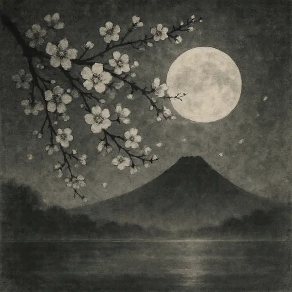 Fuji,Moon & Sakura  - TokyoBloomworks