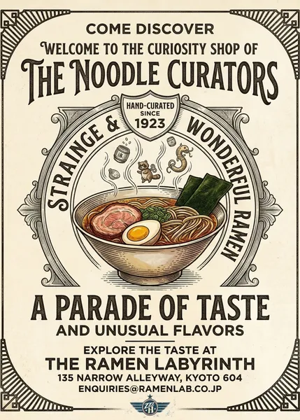 ZZZ-HIROSHI ARCHIVE No.00９　THE NOODLE CURATORS - ZZZ-HIROSHI