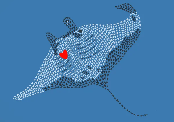 マンタ(Manta ray) - nuchi heart
