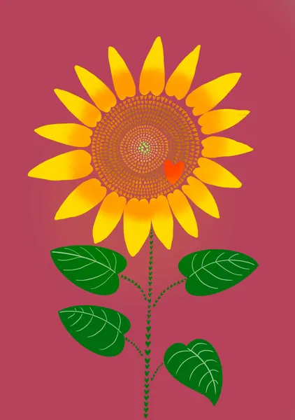 ひまわり(Sun flower) - nuchi heart