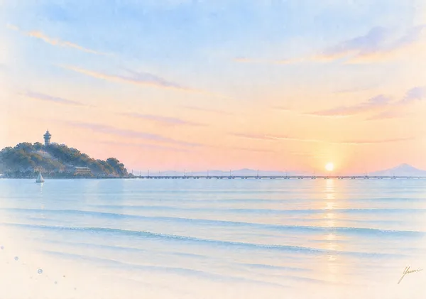 Soft Sunset | Coastal Light - YumiIroStudio