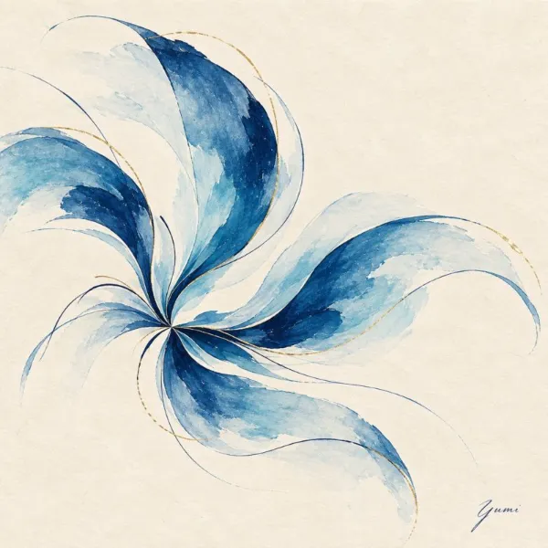 Azure Flow | Ocean Lines - YumiIroStudio