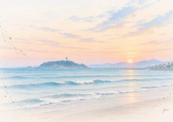 Lavender Dusk | Coastal Light - YumiIroStudio