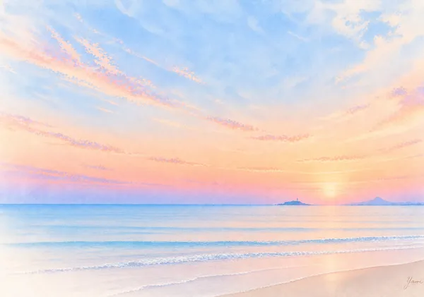Whispering Sky | Coastal Light - YumiIroStudio