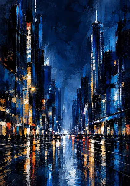 蒼い夜の都市　-Midnight Blue City- - AKI