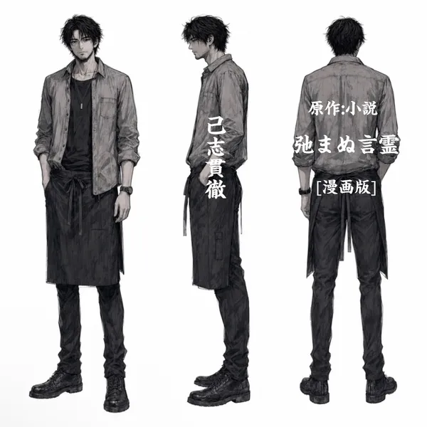 [キャラクター グッズシリーズ] ▶︎己志貫徹 ▶︎小説 弛まぬ言霊 [漫画版] - 凛々風  猛 -リリカゼタケル