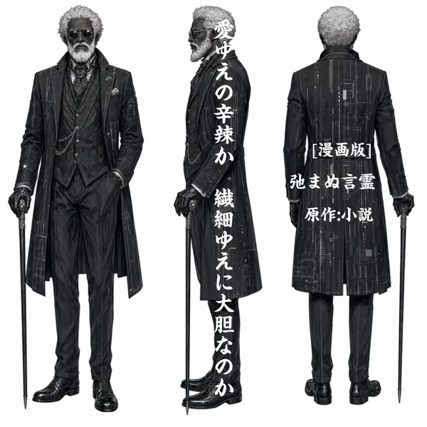 [キャラクター グッズシリーズ] ▶︎愛ゆえの辛辣か 繊細ゆえに大胆なのか ▶︎小説 弛まぬ言霊 [漫画版] - 凛々風  猛 -リリカゼタケル