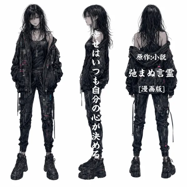 [キャラクター グッズシリーズ] ▶︎幸せはいつも自分の心が決める ▶︎小説 弛まぬ言霊 [漫画版] - 凛々風  猛 -リリカゼタケル