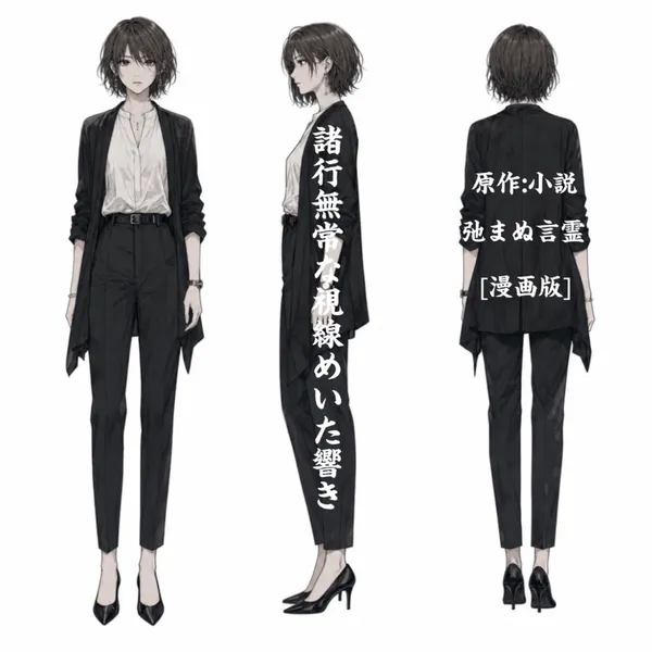 ▶︎諸行無常な視線めいた響き -ver.1 ▶︎小説 弛まぬ言霊 [漫画版] - 凛々風  猛 -リリカゼタケル