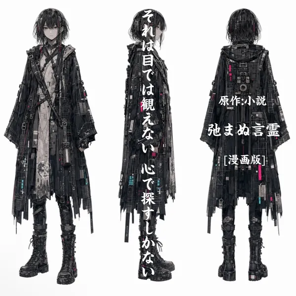 [キャラクター グッズシリーズ] ▶︎それは目では観えない 心で探すしかない ▶︎小説 弛まぬ言霊 [漫画版] - 凛々風  猛 -リリカゼタケル