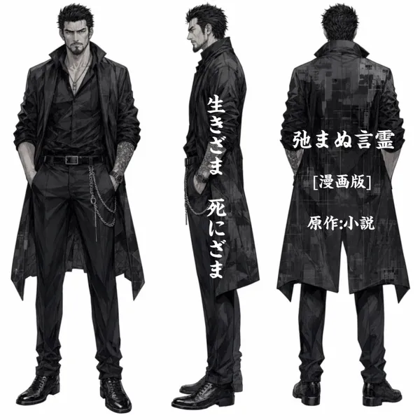 [キャラクター グッズシリーズ] ▶︎生きざま 死にざま ▶︎小説 弛まぬ言霊 [漫画版] - 凛々風  猛 -リリカゼタケル
