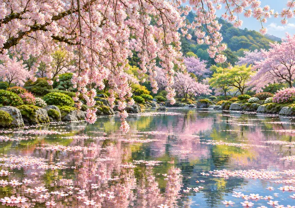 01水鏡の枝垂れ桜 - EcoTree-Shop