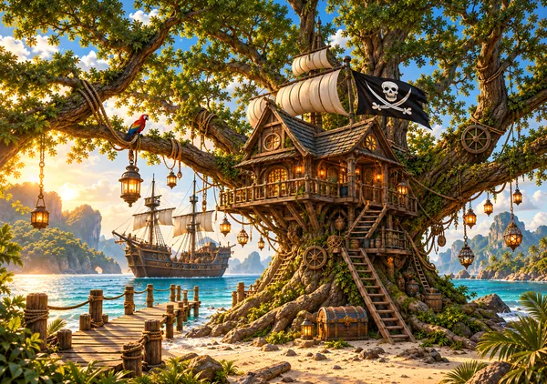 11_海辺の海賊小屋 - Jis