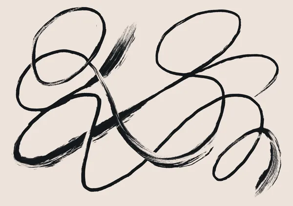 Continuous Loop in Expressive Charcoal & Cream - Little Dean