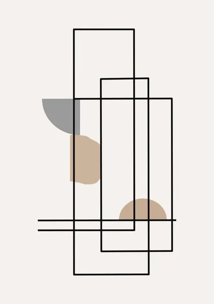 Architectural Rectangles with Terracotta Accents - Little Dean