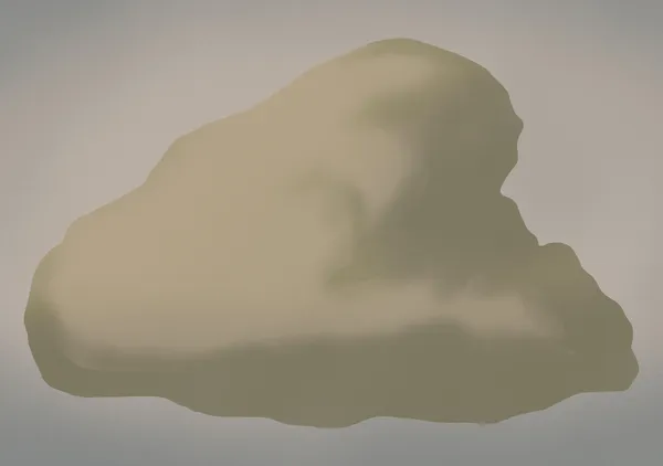 Soft Cloud Form in Muted Sage & Warm Grey - Little Dean