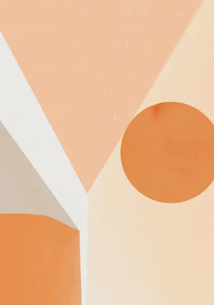 Composition in Sienna & Peach - Little Dean