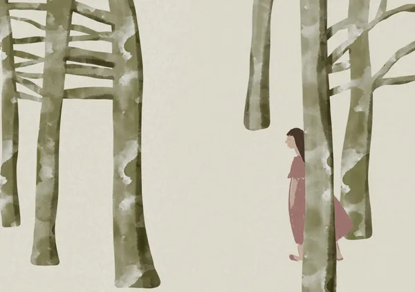 Birch Grove Walk in Sage, Rose & Cream - Little Dean