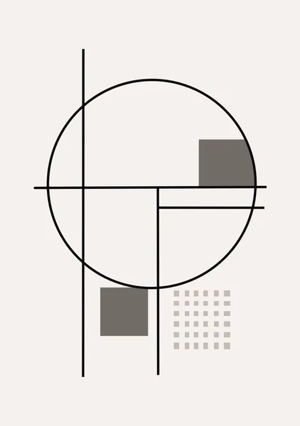 Geometric Balance with Dotted Grid Accent - Little Dean