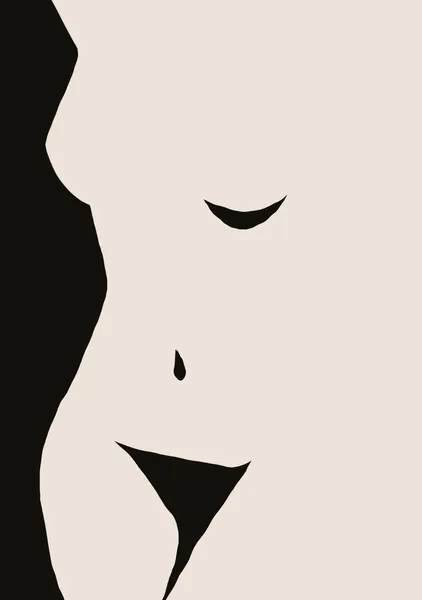 Minimalist Form in Obsidian & Cream - Little Dean