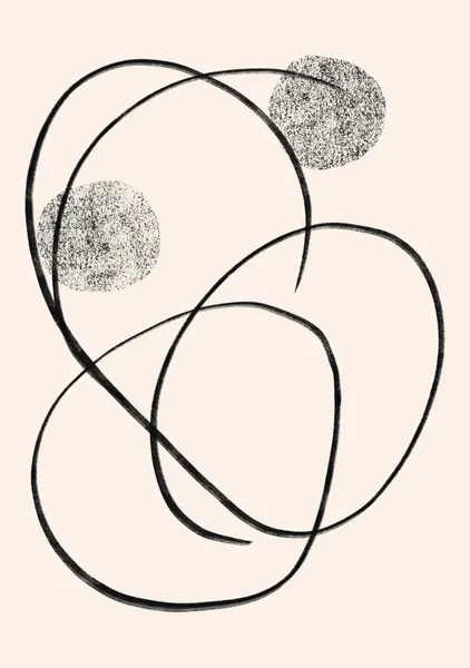 Continuous Line Loop with Textured Forms - Little Dean