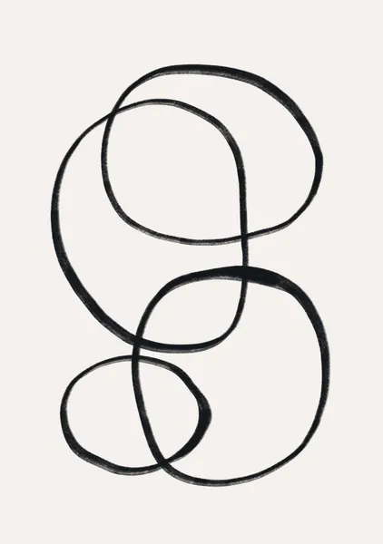 Continuous Line Abstract Loop 25 - Little Dean