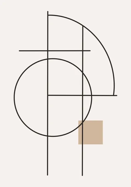 Architectural Arch and Grid in Neutral - Little Dean