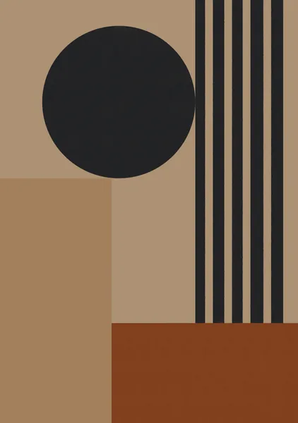 Mid-Century Linear Abstraction No. 01 - Little Dean