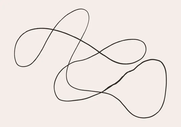 Continuous Line Abstract Loop landscape - Little Dean